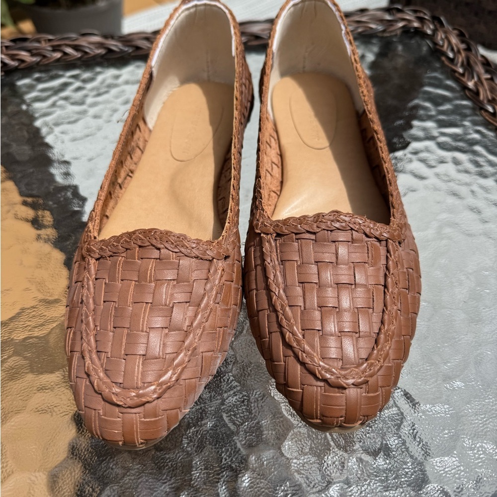 Ali Macgraw Women’s Brown Woven Loafers/Flats size 9.5 - Picture 4 of 8